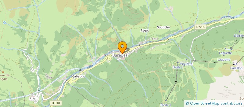 localisation de l'entreprise MADAME MARIE-NOELLE LONCA  BAREGES