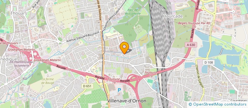 localisation de l'entreprise MADAME MARIE NOELLE MAILLARD  VILLENAVE-D'ORNON