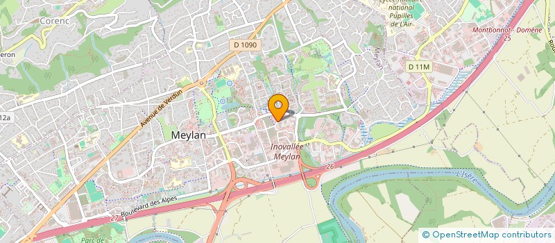 localisation de l'entreprise MADAME MARIE-NOELLE MARTHE à MEYLAN
