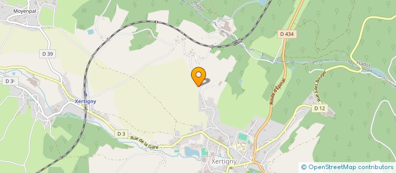 localisation de l'entreprise MADAME MARIE-NOELLE MICHEL  XERTIGNY