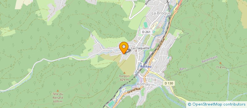 localisation de l'entreprise MADAME MARIE-NOELLE MUNCH  LA BROQUE