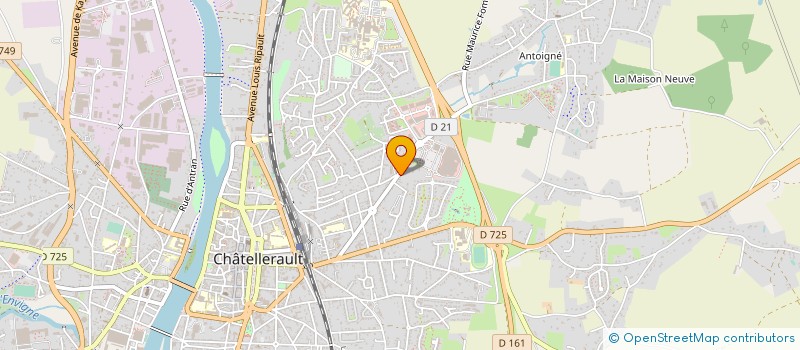 localisation de l'entreprise MADAME MARIE-NOELLE NEGRAUD  CHATELLERAULT