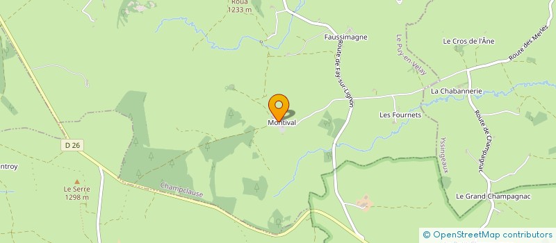 localisation de l'entreprise MADAME MARIE-NOELLE NOUVET  LES VASTRES