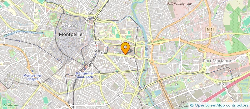 localisation de l'entreprise MADAME MARIE NOELLE OURGAUD à MONTPELLIER