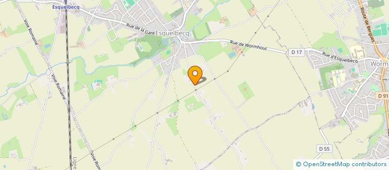 localisation de l'entreprise MADAME MARIE-NOELLE PELEREIN  MERCKEGHEM