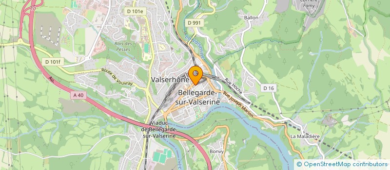 localisation de l'entreprise MADAME MARIE-NOELLE PELLET à VALSERHONE