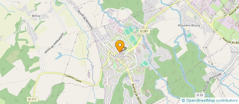 localisation de l'entreprise MADAME MARIE NOELLE PERRODO  MOURENX