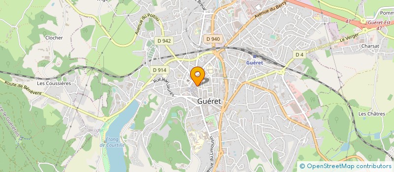 localisation de l'entreprise MADAME MARIE NOELLE PHELUT à GUERET