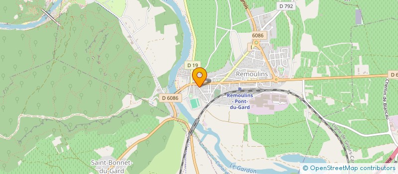 localisation de l'entreprise MADAME MARIE-NOELLE RAYNAUD  REMOULINS