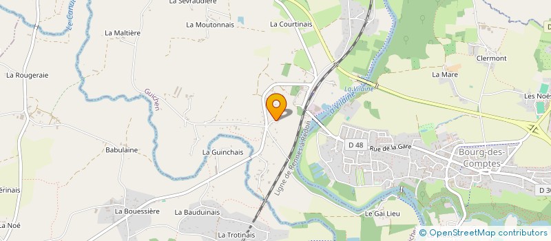 localisation de l'entreprise MADAME MARIE-NOELLE SCLAFER  GUICHEN