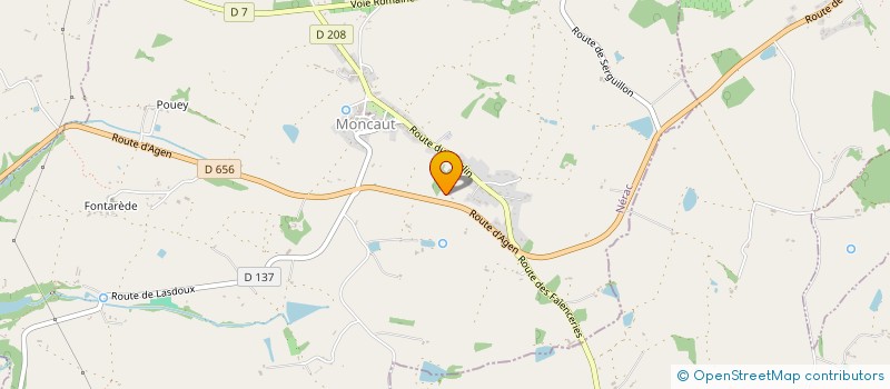 localisation de l'entreprise MADAME MARIE-NOELLE SERRANO  MONCAUT