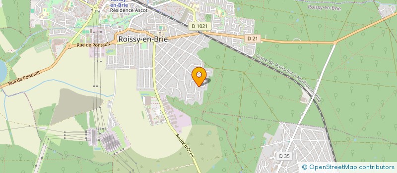 localisation de l'entreprise MADAME MARIE NOELLE THEMELIN  ROISSY-EN-BRIE