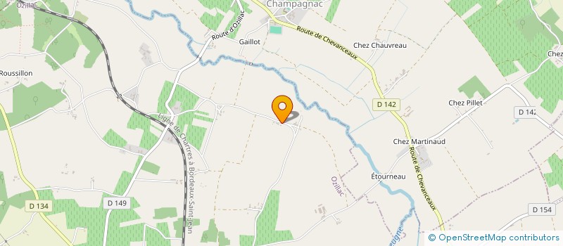 localisation de l'entreprise MADAME MARIE-NOELLE THIEFRY  OZILLAC