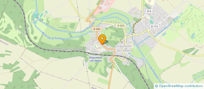 localisation de l'entreprise MADAME MARIE-NOELLE TISON  CHAUMONT-EN-VEXIN