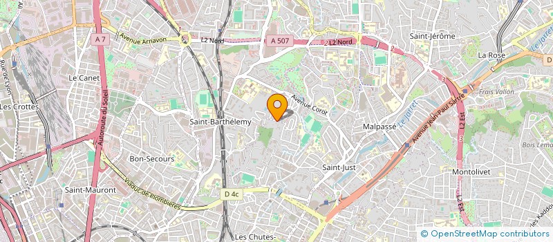 localisation de l'entreprise MADAME MARIE-NOELLE TOSCANO  MARSEILLE