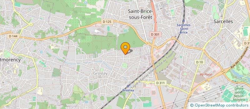 localisation de l'entreprise MADAME MARIE NOELLE TOURE  GROSLAY