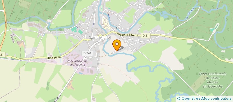 localisation de l'entreprise MADAME MARIE NOELLE VISSE  SAINT-MICHEL