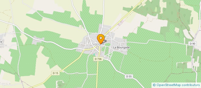 localisation de l'entreprise MADAME MARIE-NOELLE VRIGNAUD à SIGOGNE