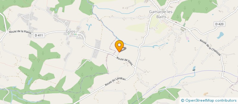 localisation de l'entreprise MADAME MARIE NOGARO  GAMARDE-LES-BAINS