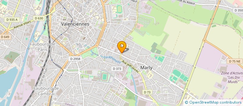 localisation de l'entreprise MADAME MARIE NOIZET à VALENCIENNES