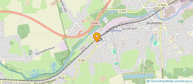 localisation de l'entreprise MADAME MARIE NORBENDE  MARPENT