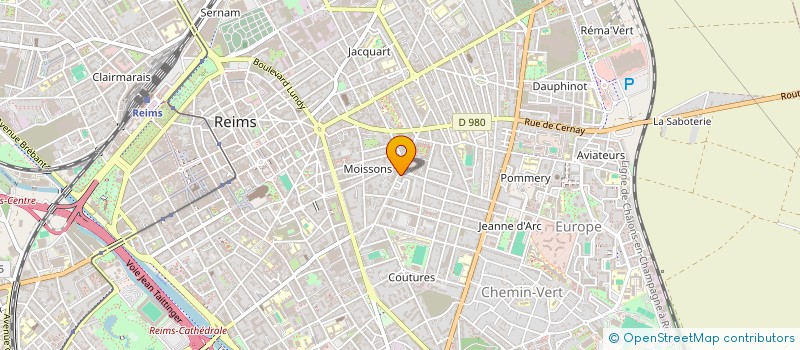 localisation de l'entreprise MADAME MARIE NORE  REIMS