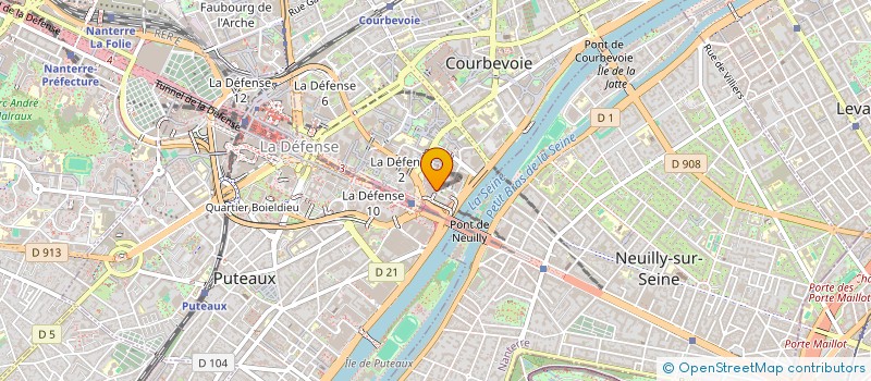 localisation de l'entreprise MADAME MARIE NOUAZE à COURBEVOIE