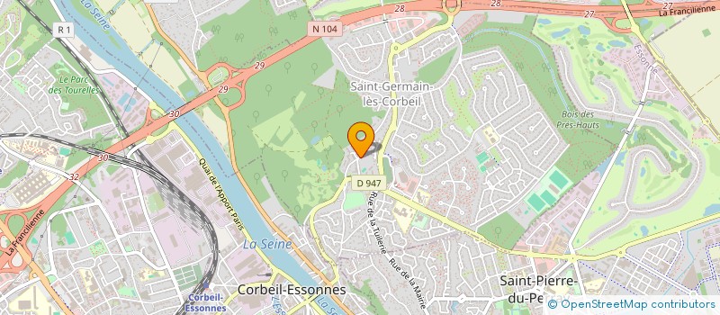 localisation de l'entreprise MADAME MARIE NOUETTE-DELORME  SAINT-GERMAIN-LES-CORBEIL