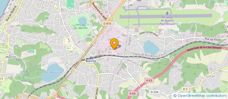 localisation de l'entreprise MADAME MARIE NOUQUE  BIARRITZ