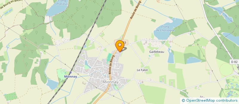 localisation de l'entreprise MADAME MARIE NOURTIER  MIONNAY