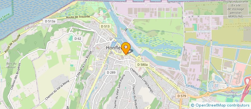 localisation de l'entreprise MADAME MARIE NOURY à HONFLEUR