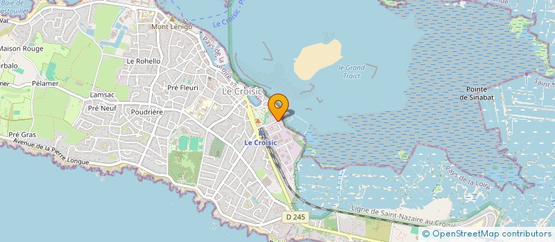 localisation de l'entreprise MADAME MARIE NOUVEAU  LE CROISIC