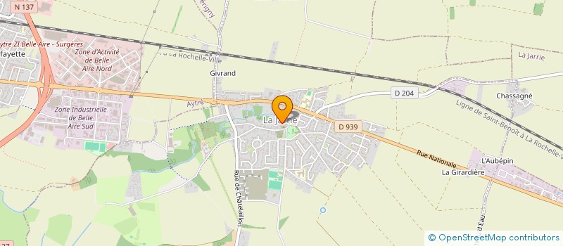 localisation de l'entreprise MADAME MARIE NOUVIER  LA JARNE