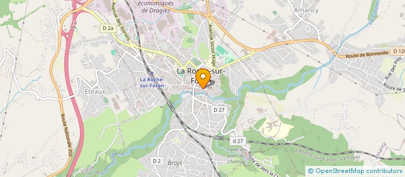 localisation de l'entreprise MADAME MARIE OBA NGABIYONG  LA ROCHE-SUR-FORON