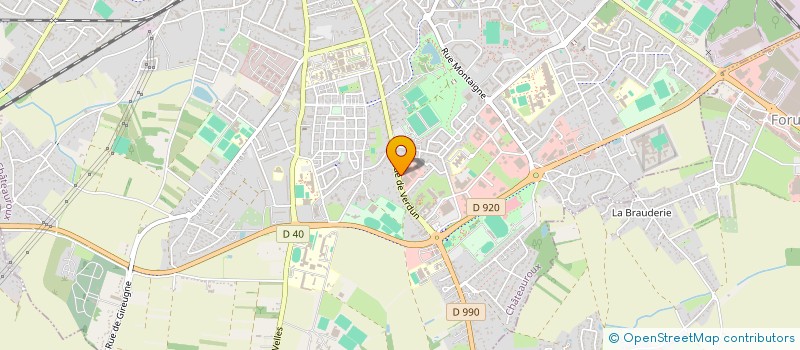 localisation de l'entreprise MADAME MARIE OBLIQUE à CHATEAUROUX
