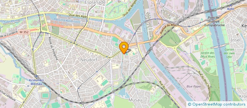 localisation de l'entreprise MADAME MARIE ODENBACH à STRASBOURG