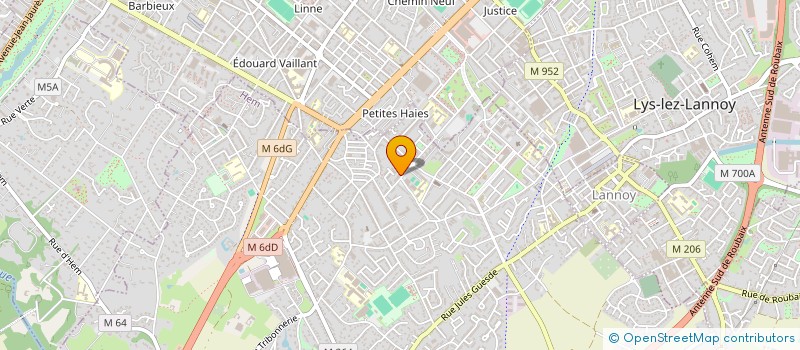 localisation de l'entreprise MADAME MARIE ODILE BOTTEQUIN  HEM