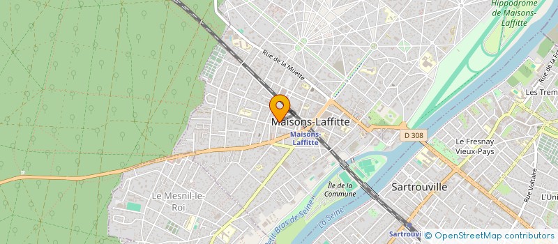 localisation de l'entreprise MADAME MARIE-ODILE BRAS à MAISONS-LAFFITTE