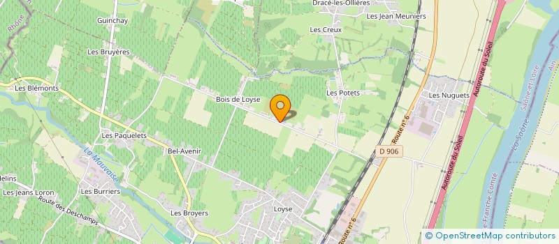 localisation de l'entreprise MADAME MARIE-ODILE CARRIERE à LA CHAPELLE-DE-GUINCHAY