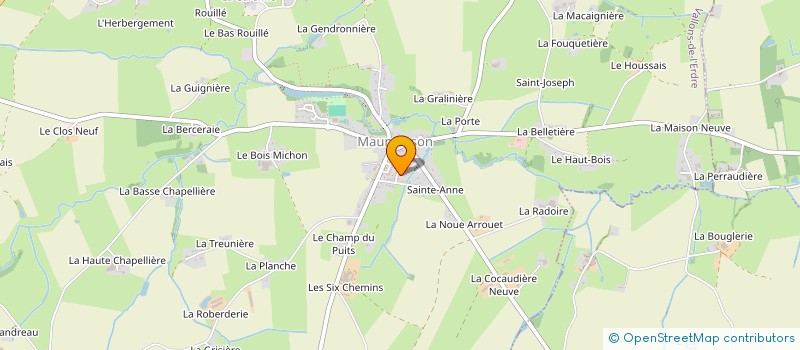 localisation de l'entreprise MADAME MARIE-ODILE CHAUMOITRE à VALLONS-DE-L'ERDRE