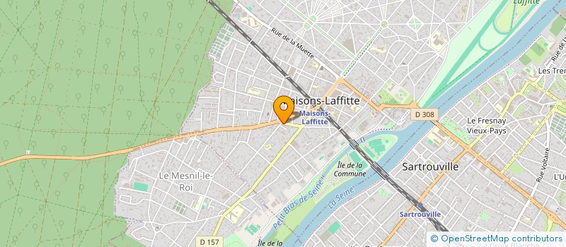 localisation de l'entreprise MADAME MARIE ODILE COLATRELLA à MAISONS-LAFFITTE