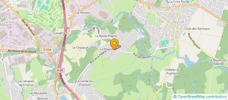 localisation de l'entreprise MADAME MARIE ODILE DEBURGRAVE  FEYTIAT