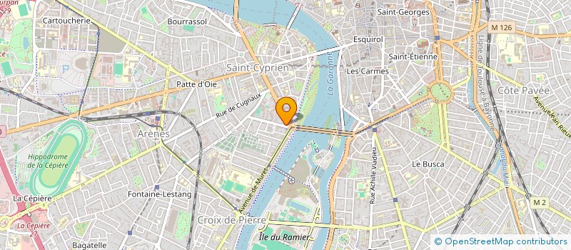 localisation de l'entreprise MADAME MARIE ODILE DESWARTE  TOULOUSE