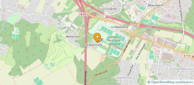 localisation de l'entreprise MADAME MARIE-ODILE DOUILLY  POISSY