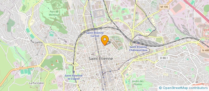 localisation de l'entreprise MADAME MARIE-ODILE FAVERJON  SAINT-ETIENNE