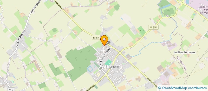 localisation de l'entreprise MADAME MARIE-ODILE FOVEAU à VERLINGHEM