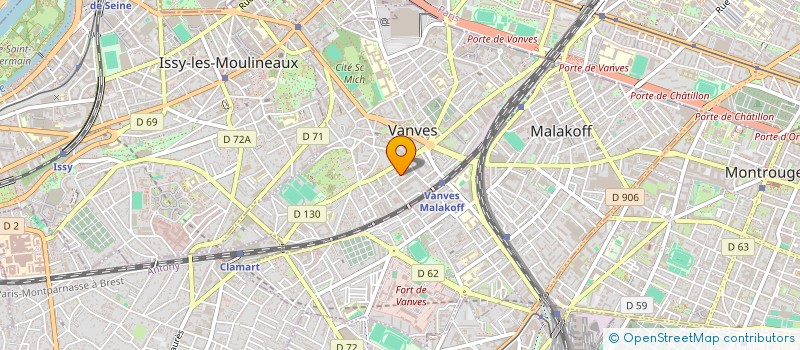 localisation de l'entreprise MADAME MARIE-ODILE FRAPIER à VANVES