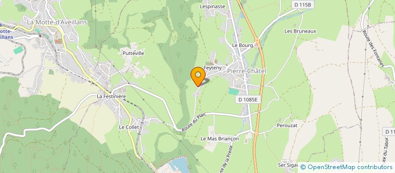 localisation de l'entreprise MADAME MARIE ODILE GONTHIER  PIERRE-CHATEL