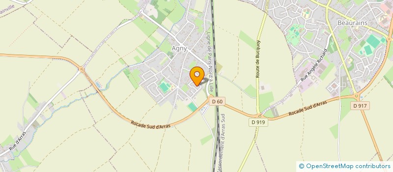 localisation de l'entreprise MADAME MARIE-ODILE GOUBET  NEUVILLE-VITASSE