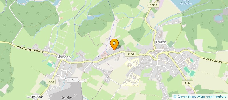 localisation de l'entreprise MADAME MARIE-ODILE HARDY  TRELON